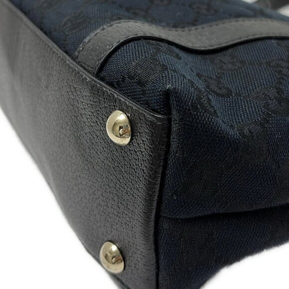 GUCCI Abbey Black Jacquard Leather - Handbag 441-080225 - Picture 5 of 8